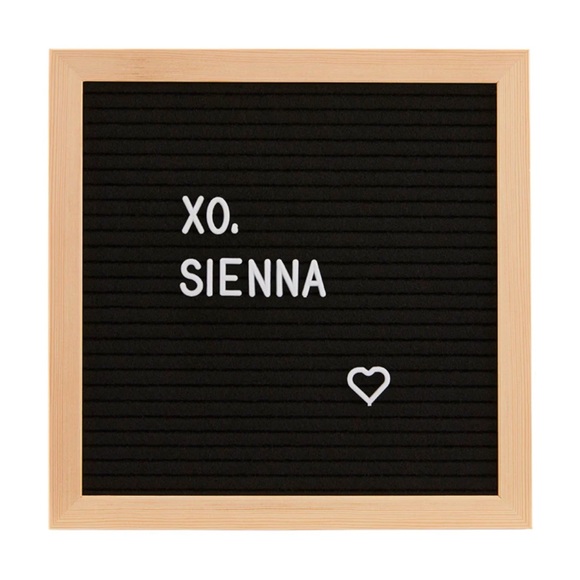 BNIB XO, Sienna Felt Message Board - Picture 2 of 5